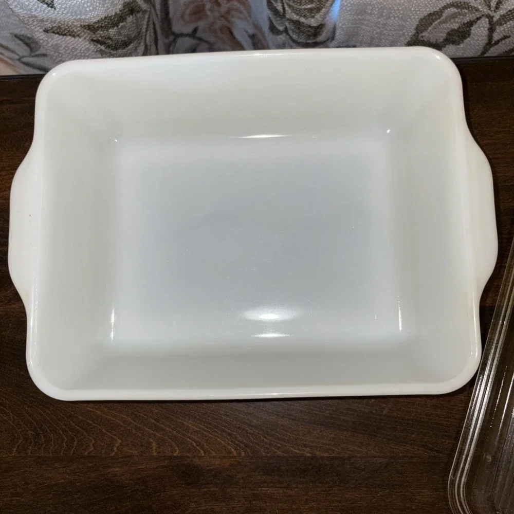 Vintage Pyrex Yellow 503-B Refrigerator Casserole Baking Dish w/Clear Glass Lid